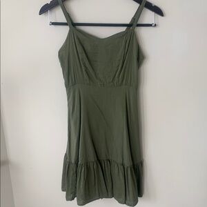 Old Navy Green Cami Tiered Ruffled Sundress fit flare Women’s SZ XS